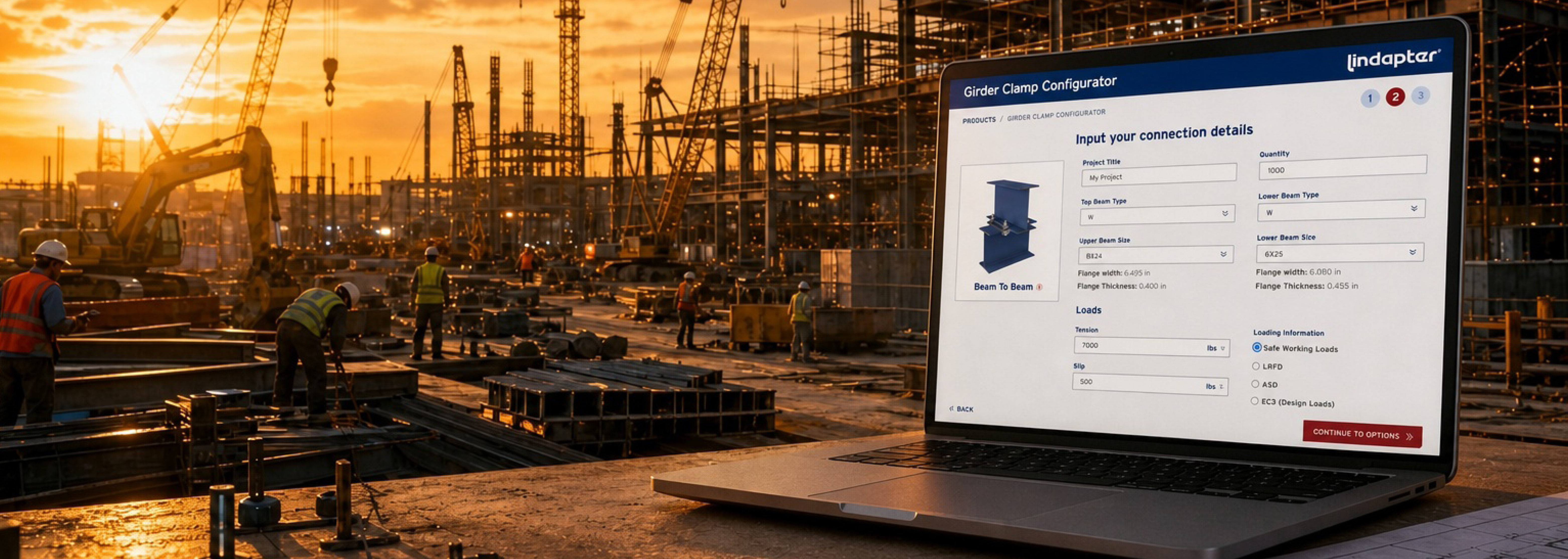 Updated Girder Clamp Configurator:  Delivering Faster Decisions, Clearer Capacity Checks & Greater Flexibility