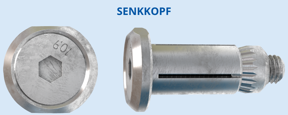 Countersunk Hollo-Bolt