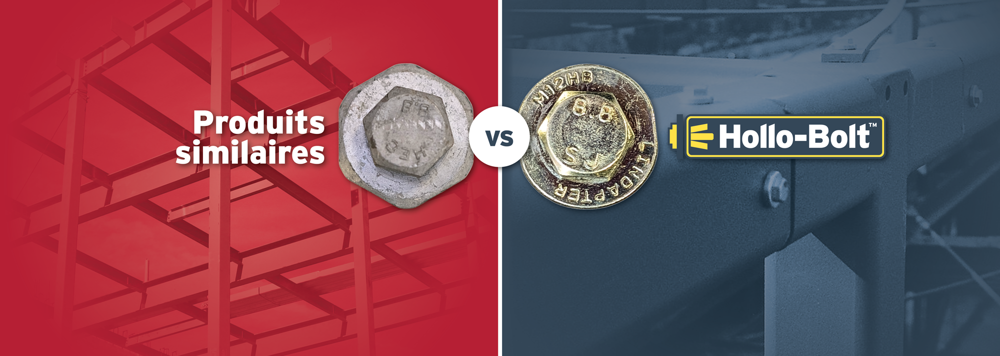 Le Hollo-Bolt® original : pour la sécurité et la performance pourquoi il est important de différencier les produits similaires pour la sécurité et la performance