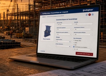 image of latest news banner girder clamp configurator update french