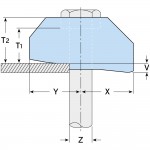 image of lindapter type af girder clamp line drawing french