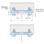 image of lindapter type fc girder clamp line drawing french