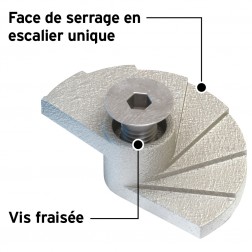 image of lindapter type ff floorfast annotated french