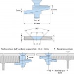 image of lindapter type ff floorfast line drawing french