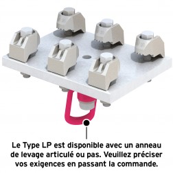 image of lindapter type lp6 lifting point french